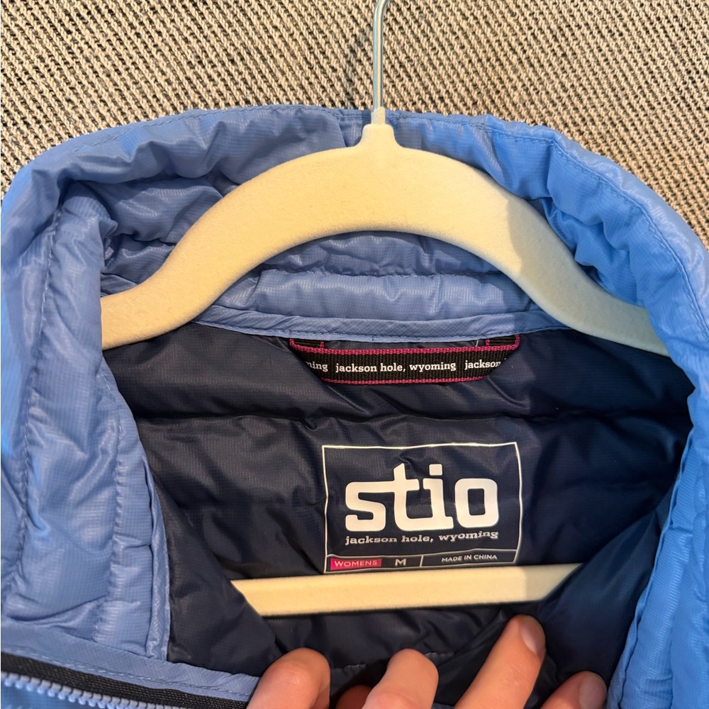 Stio Light Blue Puffer Jacket